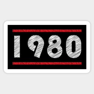 1980 (80s) Sticker